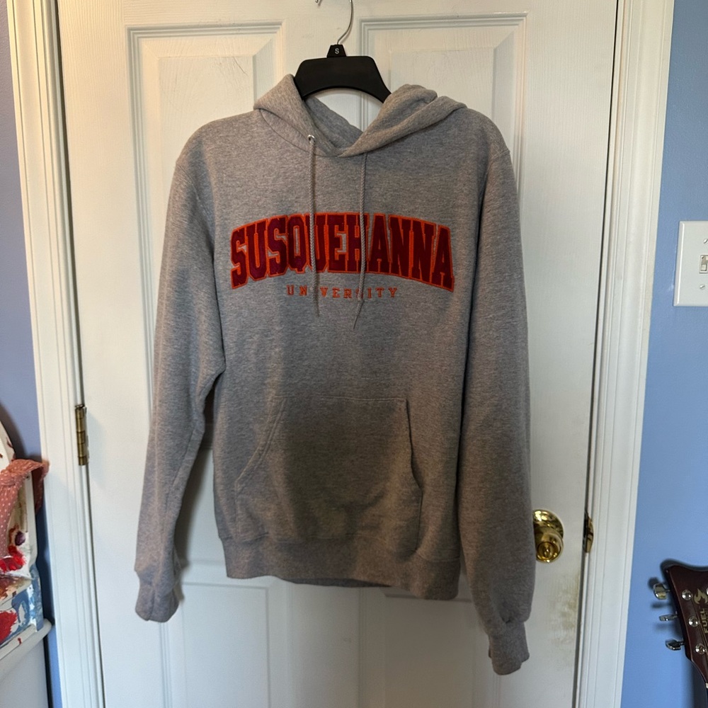 Champion Gray and Red Sweatshirts